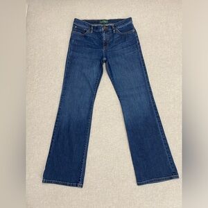 Lauren Ralph Lauren, Women’s Classic Bootcut Blue Jeans, Size 8